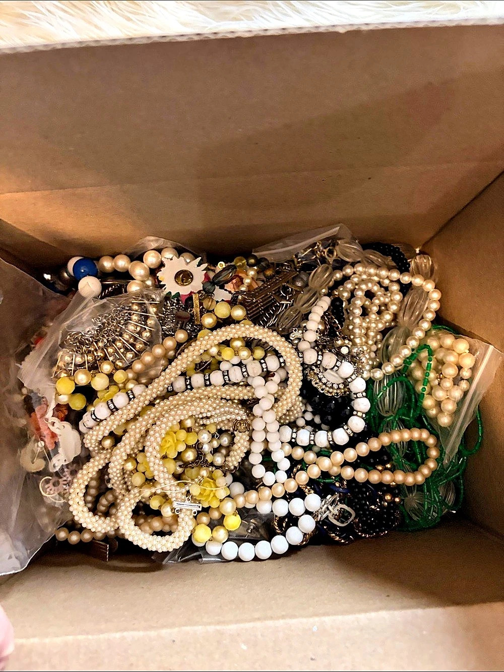Five pounds vintage mystery jewelry box